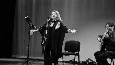 Melania en la presentación del libro “El Feminismo es un cuento, el feminismo es un verso”