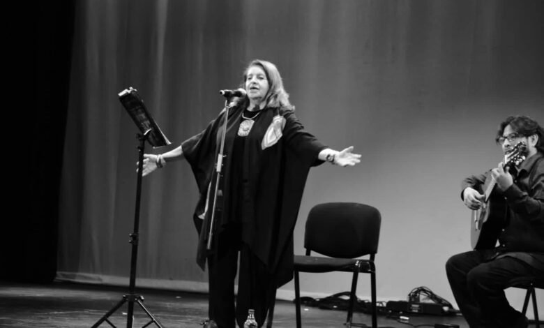 Melania en la presentación del libro “El Feminismo es un cuento, el feminismo es un verso”